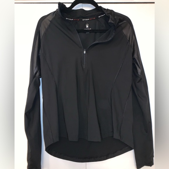 Spyder Active Black Long Sleeve‎ - Picture 1 of 3
